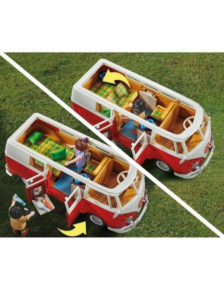 Vehicle Playset Playmobil 70176 Volkswagen T1 Bus Red
