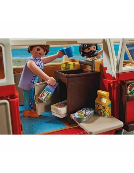 Vehicle Playset Playmobil 70176 Volkswagen T1 Bus Red