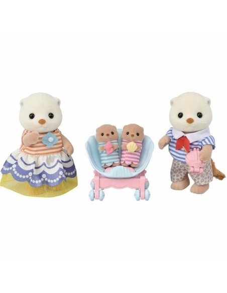 Jointed Figure Sylvanian Families La familia de las nutrias marinas animals