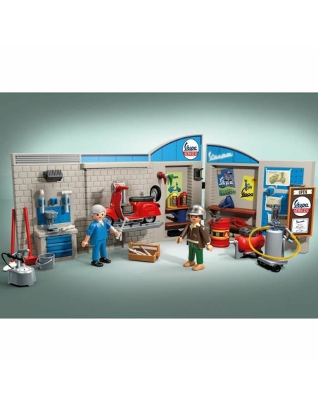 Playset Playmobil Vespa Retro Garage