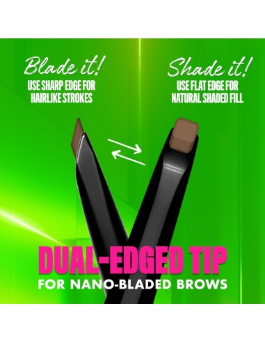 Eyebrow Pencil NYX BLADE & SHADE NANO Nº 05-Auburn