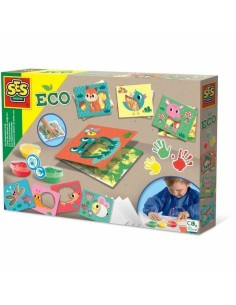 Drawing Set SES Creative Eco Finger Paint Cards