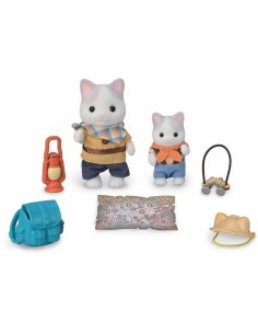 Playset Sylvanian Families Son and Baby Cat Latte - Secret Forest Adventure