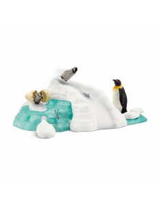 Playset Schleich Penguin Family on the Ice Floe 2