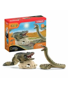 Playset Schleich Alligator/Anaconda Duel Set 4 Pieces
