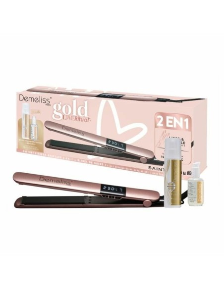 Hair Straightener Saint-Algue Demeliss Gold Love 25 x 120 mm 2-in-1
