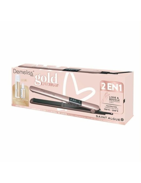 Hair Straightener Saint-Algue Demeliss Gold Love 25 x 120 mm 2-in-1