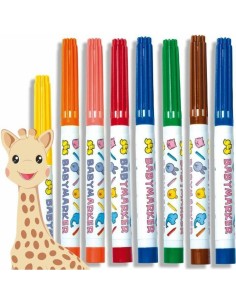 Set of Felt Tip Pens babies SES Creative SOPHIE LA GIRAFE Multicolour 2