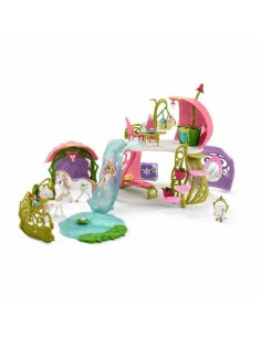 Playset Schleich glitter house with unicorns, lake and stable - 42445 Horse