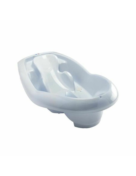 Bathtub ThermoBaby Blue flower Pastel Blue