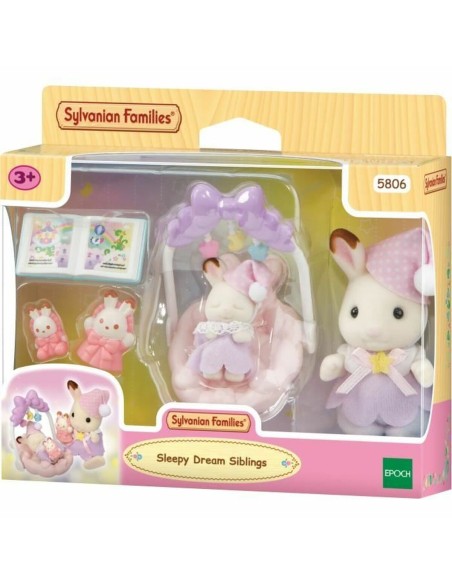 Jointed Figure Sylvanian Families Las hermanas conejitas de chocolate: hora de dormir Girl