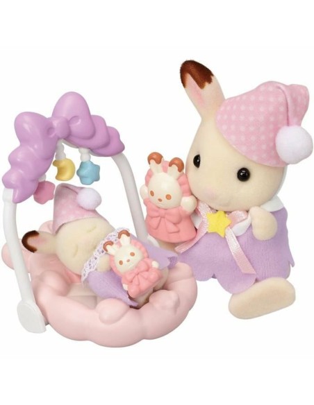 Jointed Figure Sylvanian Families Las hermanas conejitas de chocolate: hora de dormir Girl
