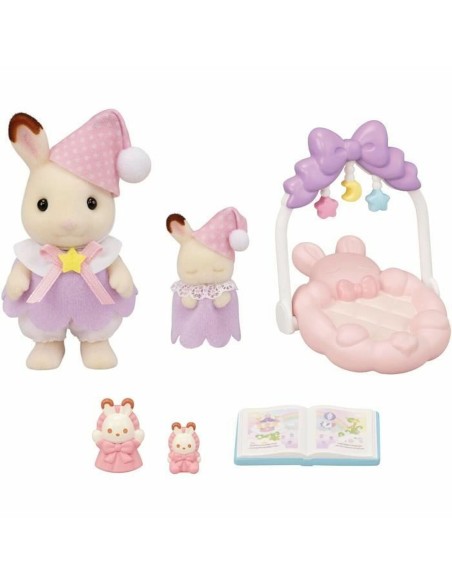 Jointed Figure Sylvanian Families Las hermanas conejitas de chocolate: hora de dormir Girl