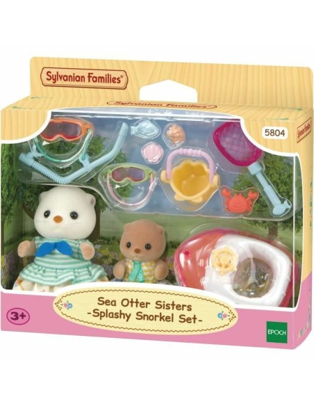 Jointed Figure Sylvanian Families Las hermanas nutrias marinas animals