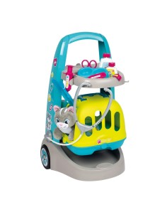 Toy Medical Case with Accessories Smoby VETERINARY TROLLEY