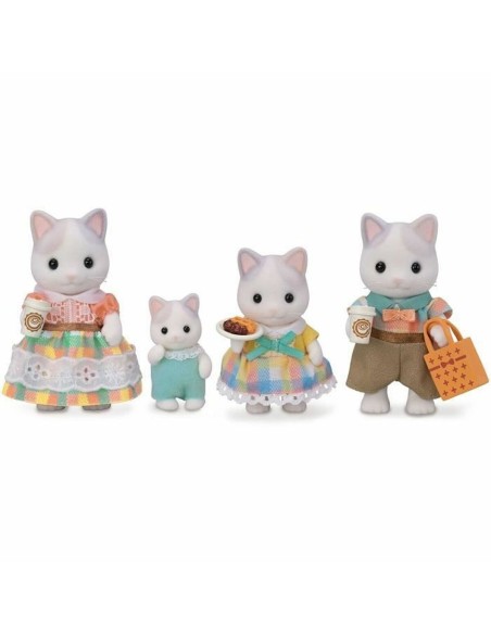 Dolls House Accessories Sylvanian Families 5738 Latte Cat Family