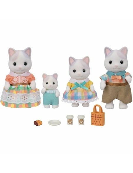 Dolls House Accessories Sylvanian Families 5738 Latte Cat Family