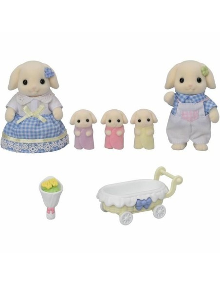Dolls House Accessories Sylvanian Families 5735 Flora Rabbit family