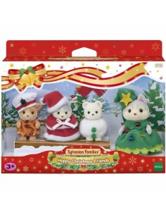 Dolls House Accessories Sylvanian Families Happy ChristmaS Friends 2