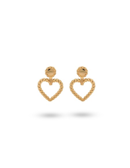 Ladies' Earrings 24KAE 42405Y Golden
