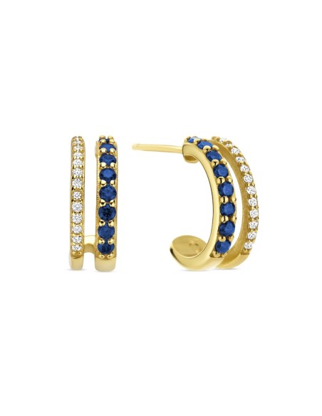 Ladies' Earrings New Bling 9NB-1575 Golden