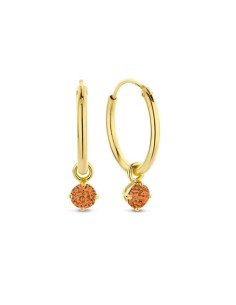 Ladies' Earrings New Bling 9NB-1208 Golden