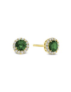 Ladies' Earrings New Bling 9NB-1533 Green