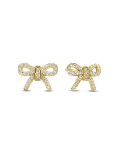 Ladies' Earrings New Bling 9NB-1551 Golden