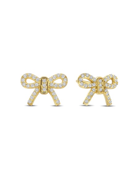 Ladies' Earrings New Bling 9NB-1551 Golden