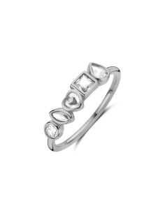 Ladies' Ring New Bling 9NB-1574-56 16 Silver