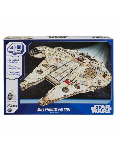 Construction set Star Wars Millennium Falcon 223 piezas 43 x 31,4 x 22,4 cm Grey Multicolour