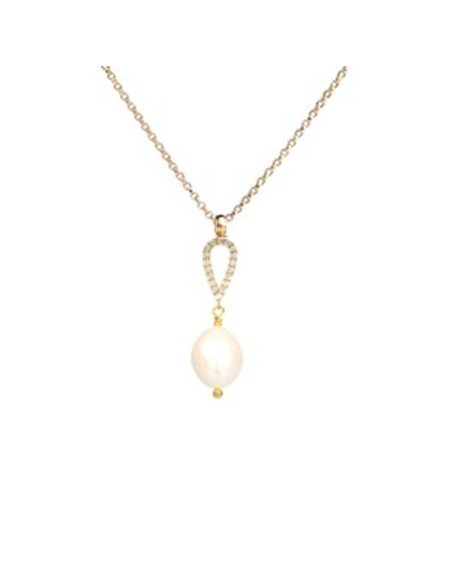 Ladies' Pendant New Bling 9NB-PRL9A Golden