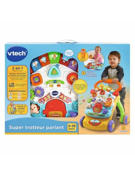 Tricycle Vtech Super Trotteur Parlant 2 En 1 Orange (FR) Multicolour