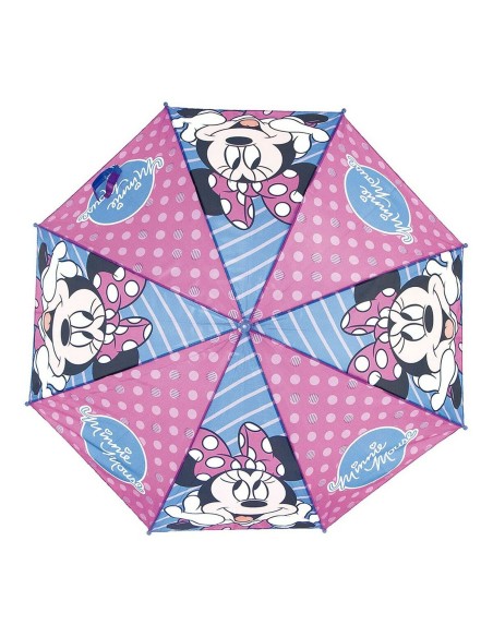 Automatic Umbrella Minnie Mouse Lucky Blue Pink (Ø 84 cm)