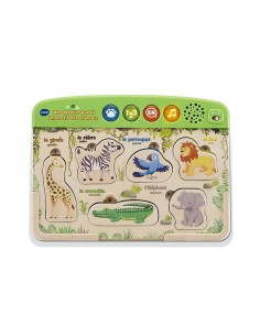 Child's Wooden Puzzle Vtech Baby Puzzle Wood animals