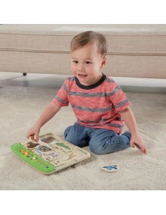 Child's Wooden Puzzle Vtech Baby Puzzle Wood animals 2
