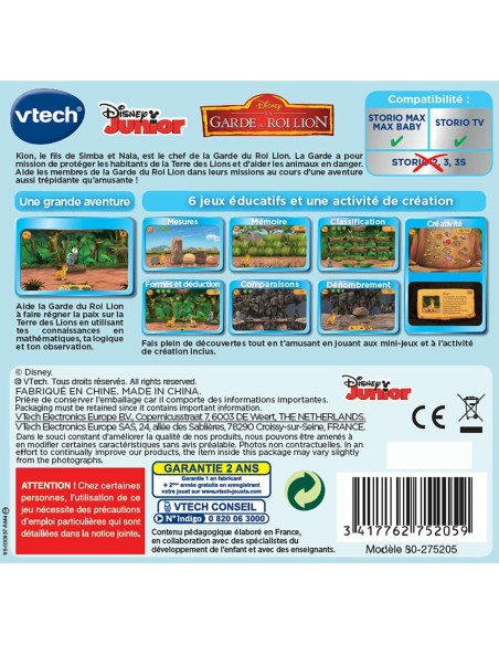 Educational Game Vtech La garde du Roi Lion (FR)