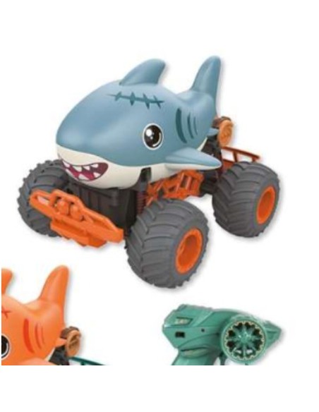 Remote-Controlled Car Blue Orange 23 x 16 x 18 cm Shark