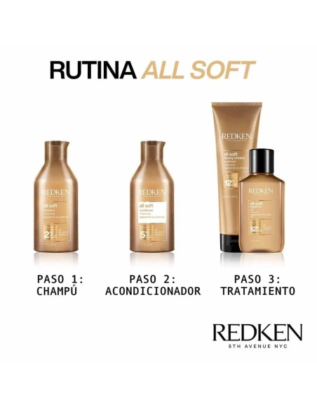 Shampoo Set Redken ALL SOFT 3 Pieces