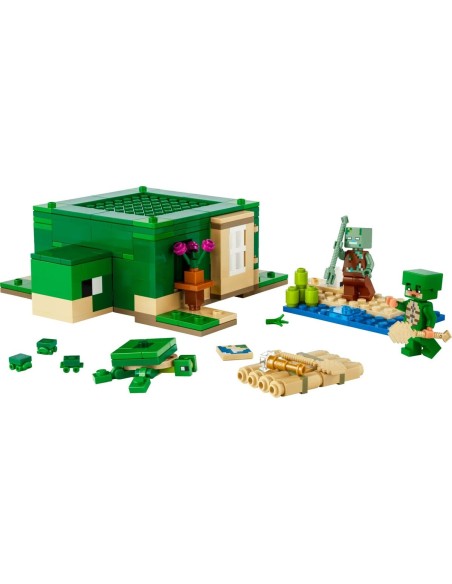 Playset Lego 21254 Minecraft Turtle Beach House