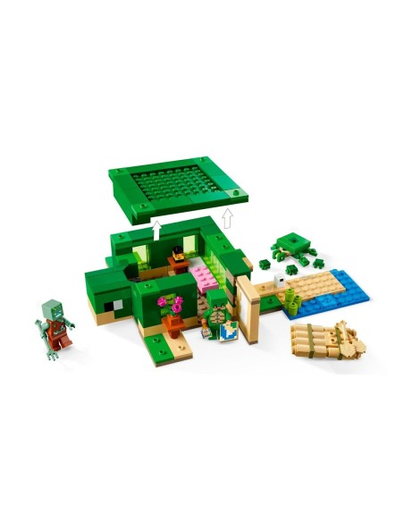 Playset Lego 21254 Minecraft Turtle Beach House