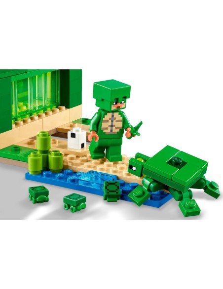 Playset Lego 21254 Minecraft Turtle Beach House