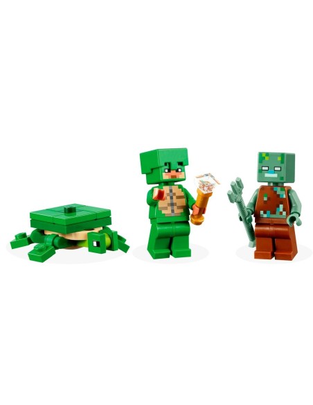 Playset Lego 21254 Minecraft Turtle Beach House