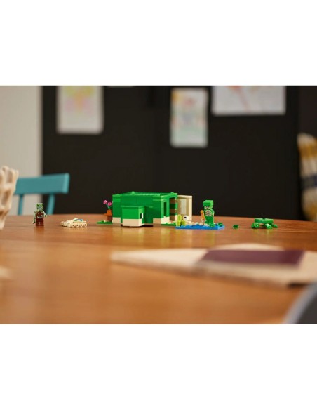 Playset Lego 21254 Minecraft Turtle Beach House