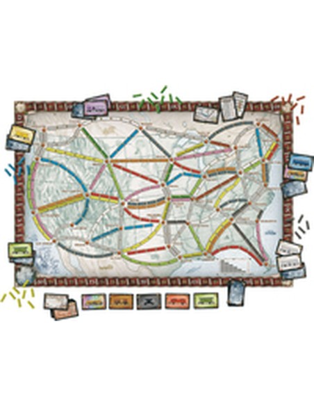 Board game Asmodee The Adventurers of Rail USA (FR)