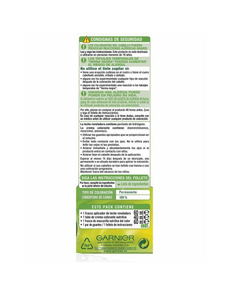 Permanent Colour Creme Garnier Nutrisse (3 Units)