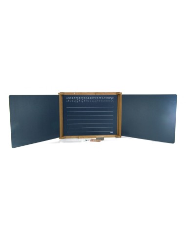 Double-sided Slate Jeujura Wooden Triptych