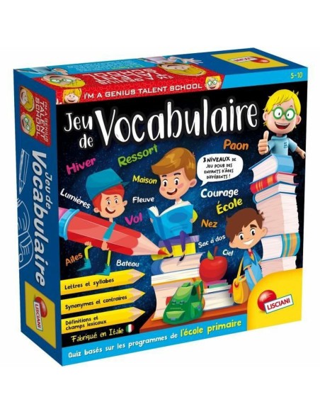 Educational Game Lisciani Giochi Vocabulaire