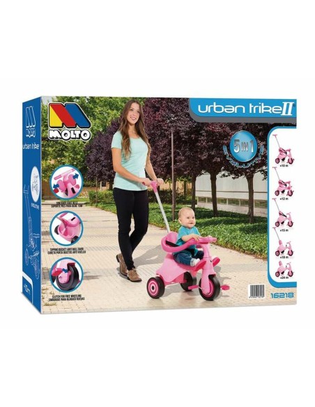 Tricycle Moltó Urban City Pink