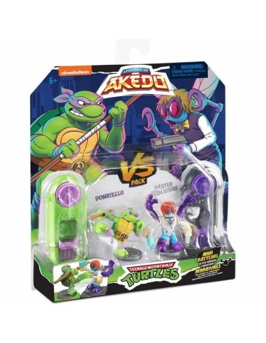 Combat figures Teenage Mutant Ninja Turtles Legends of Akedo: Donatello vs Baxter Stockman